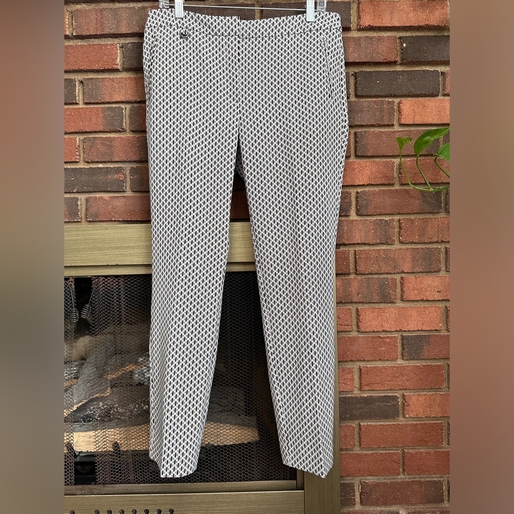 #6) Adrianna Papell multicolor stretch dress pants Size 14 - Picture 9 of 11
